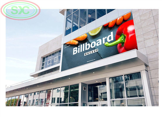 Buen precio Pantalla fija del alto brillo P 6 al aire libre a todo color LED montada en la pared para hacer publicidad en línea