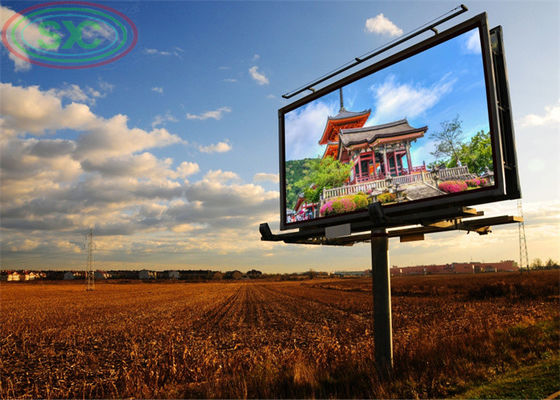 Buen precio Cartelera al aire libre de los altos herzios P 6 LED de la frecuencia de actualización 3840 con un sistema de Novar en línea