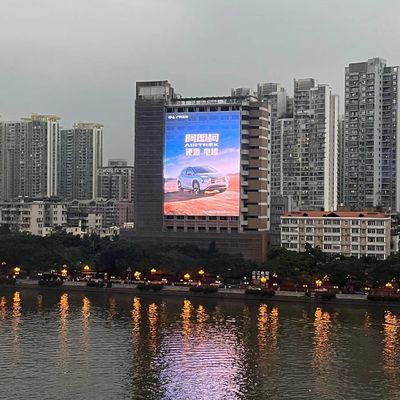 Buen precio Pantalla de cristal al aire libre de la publicidad LED de la pantalla LED transparente de SCX LED P3.91 -7,82, 7500 brillo, gabinete del 1m x1m en línea
