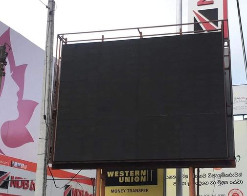 La pantalla de visualización llevada a todo color al aire libre abierta del gabinete p10 del servicio posterior impermeable de P10 ip65 llevó el panel 320* 160m m para el adverti
