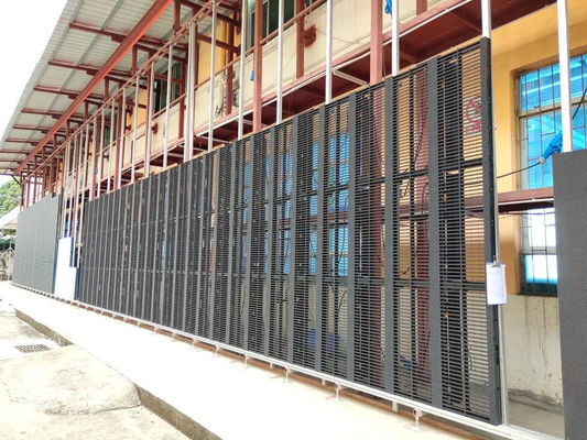 IP43 Pantalla LED transparente impermeable con un peso del módulo de 0,2 kg/PC y un promedio de 1000 horas sin fallas