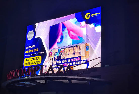 Buen precio Pantalla Led para exteriores P10 Nova System, carcasa de hierro impermeable, publicidad en pantalla Led 960*960 con brillo 7000 En línea