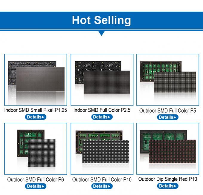 Pantalla al aire libre SMD1921 de la publicidad de P3.91 P4.81 5500nits LED 3