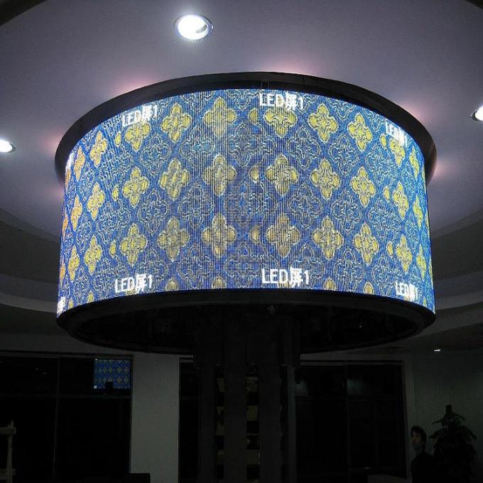 360° Cylinder LED Display in operation