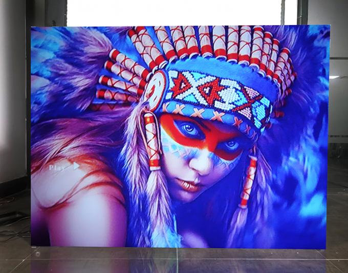 Logotipo personalizable pantalla LED de color completo en interiores con entrega rápida y rendimiento 8