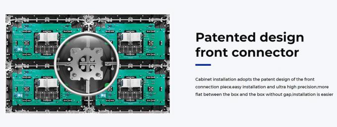 Sistema de control Nova Star 600*337.5mm Pantalla LED de aluminio fundido a presi&oacute;n para publicidad P0.9 P1.25 P1.56 16 9 7