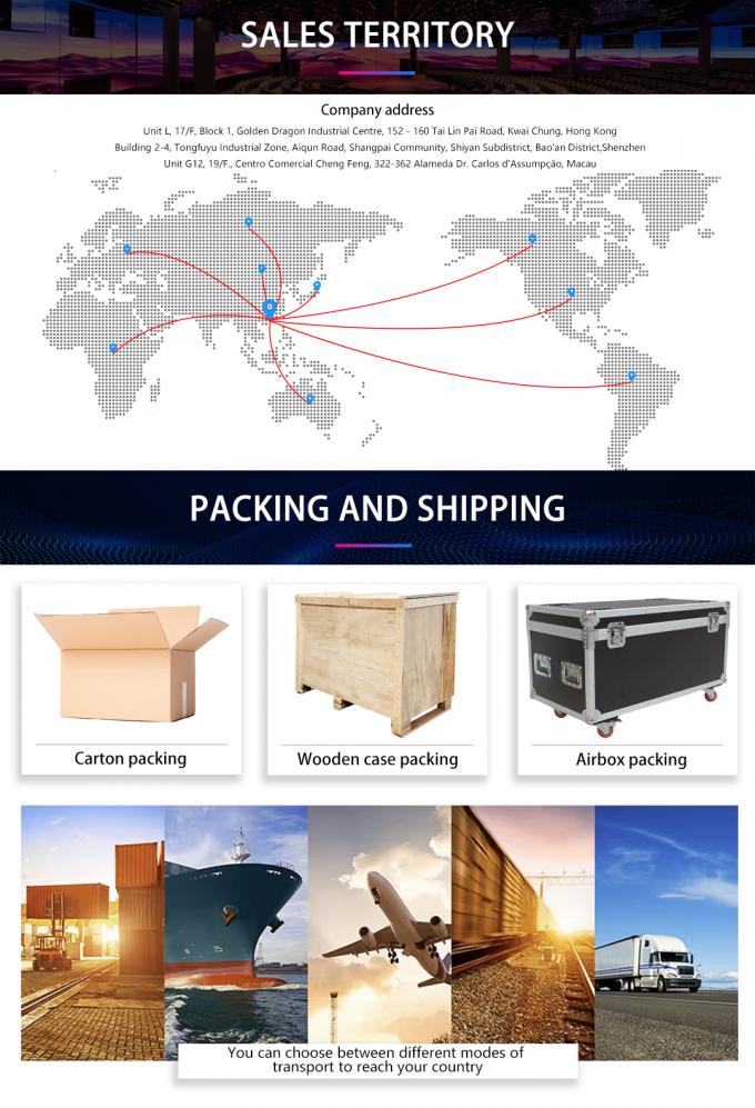 Sistema de control Nova Star 600*337.5mm Pantalla LED de aluminio fundido a presi&oacute;n para publicidad P0.9 P1.25 P1.56 16 9 9