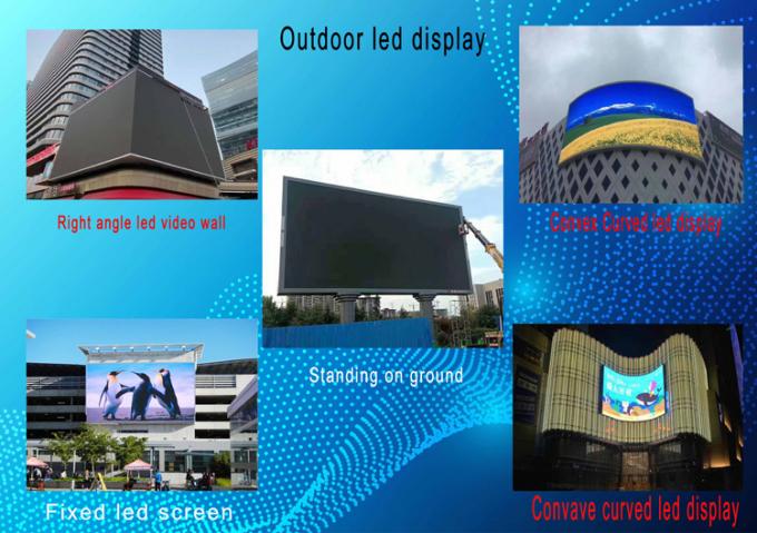 P6 P8 P10 de exterior impermeable fija de publicidad pantalla de v&iacute;deo SMD LED pantalla de cartel de publicidad fuera de casa 0