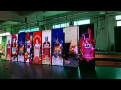 Pantalla LED de espejo P3 para publicidad interior súper delgada