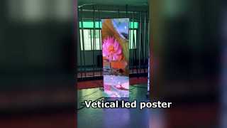 cartel led versión vertical